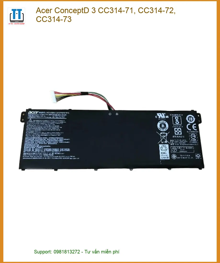 Pin Laptop ACER ConceptD 3 CC314-71 - Thay Pin Nhanh Tận Nơi TPHCM Giá Tốt