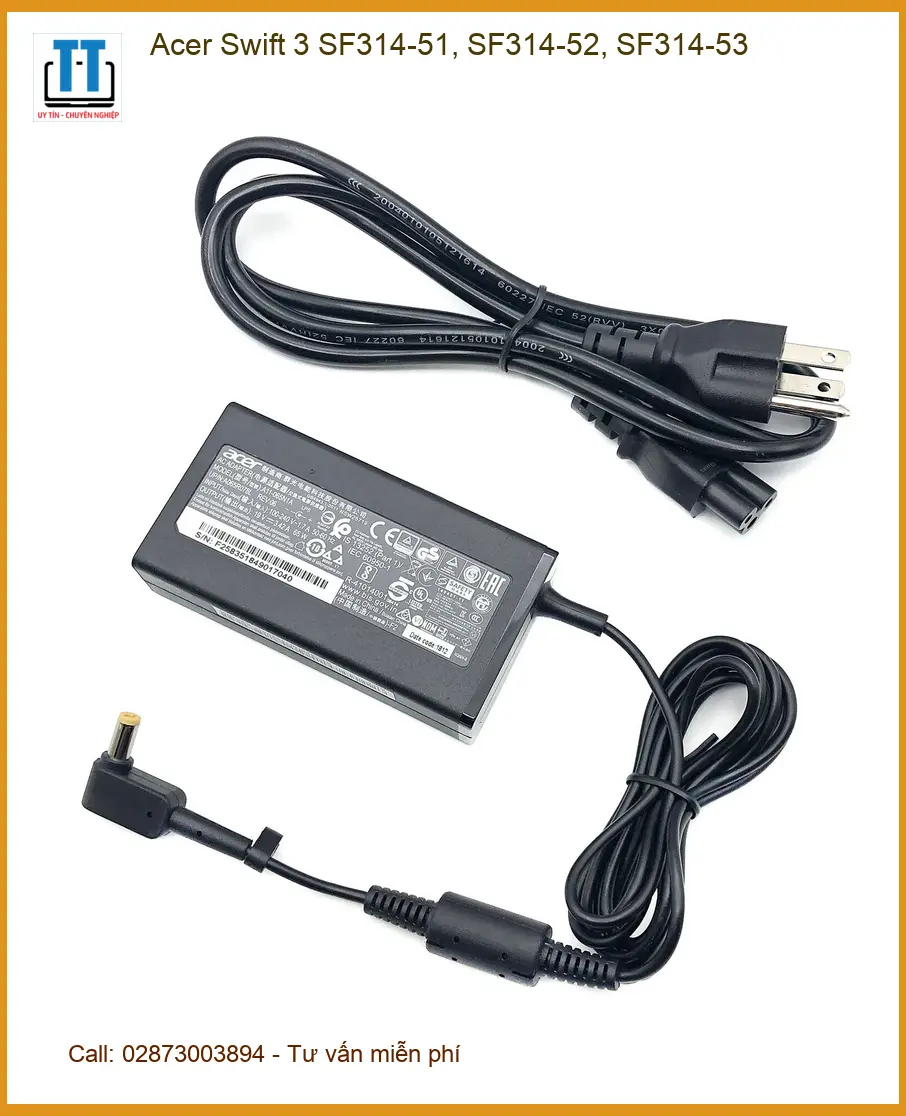 Sạc Laptop Acer Swift 3 SF314-51 SF314-52 SF314-53 - Giá Rẻ Lấy Liền TPHCM