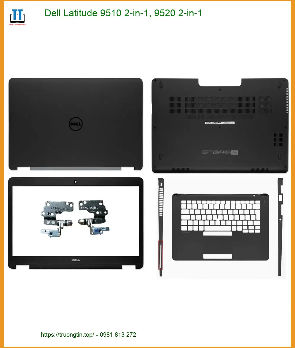 Vỏ Laptop Dell Latitude 9510, 9520 2-in-1 - Thay Vỏ Laptop Lấy Liền TPHCM