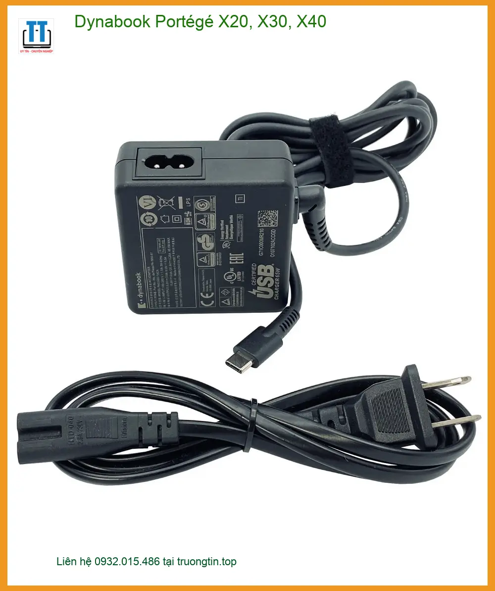 Sạc Laptop Dynabook Portégé X20, X30, X40 - Trung tâm TPHCM uy tín