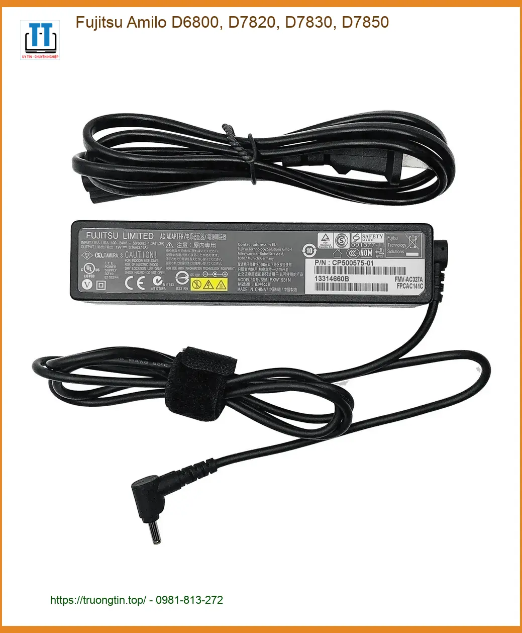 Sạc Laptop Fujitsu Amilo D6800 - Giá tốt tại trung tâm TPHCM