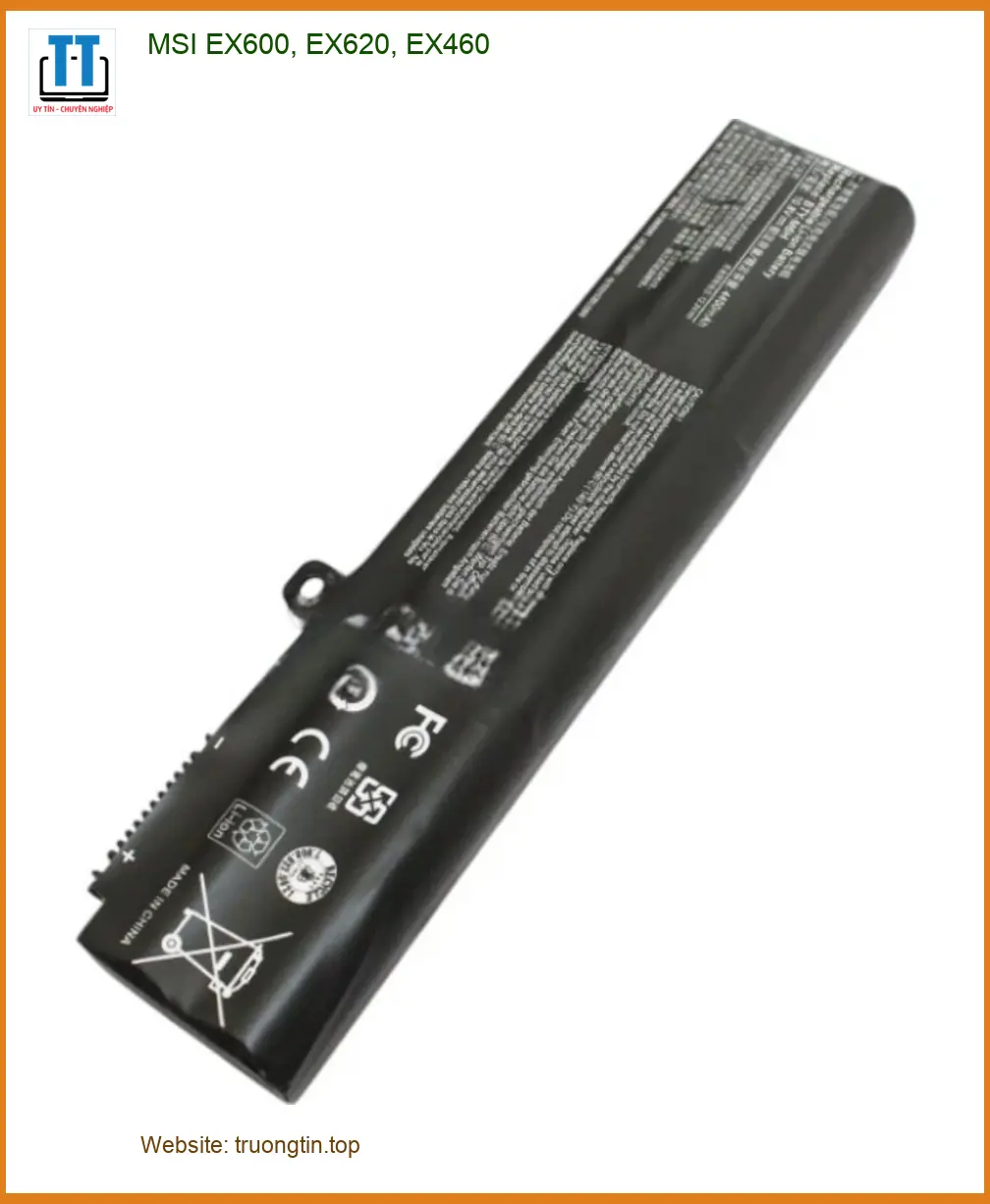 Pin Laptop MSI EX600, EX620, EX460 - Thay Pin Nhanh Lấy Liền Giá Tốt