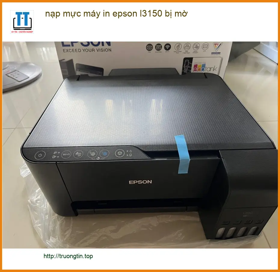 Nạp mực máy in Epson L3150 bị mờ tận nơi – Thợ đổ mực nhanh giá rẻ