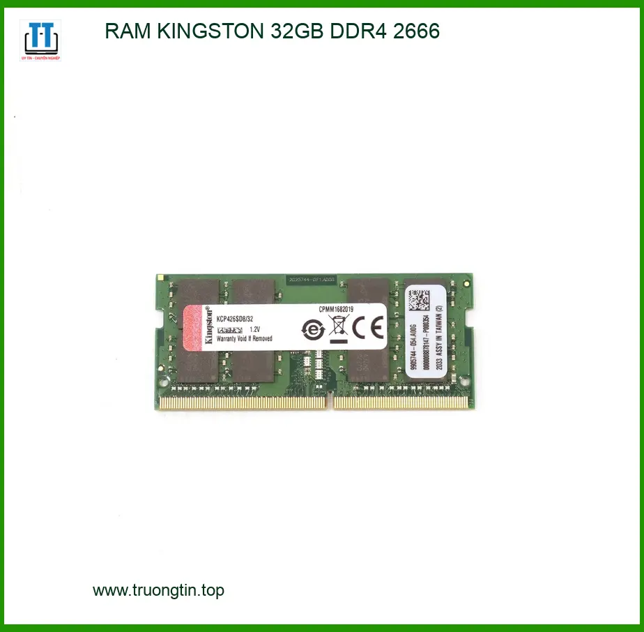 RAM KINGSTON 32GB DDR4 2666 - Nâng Cấp Laptop TPHCM Giá Tốt