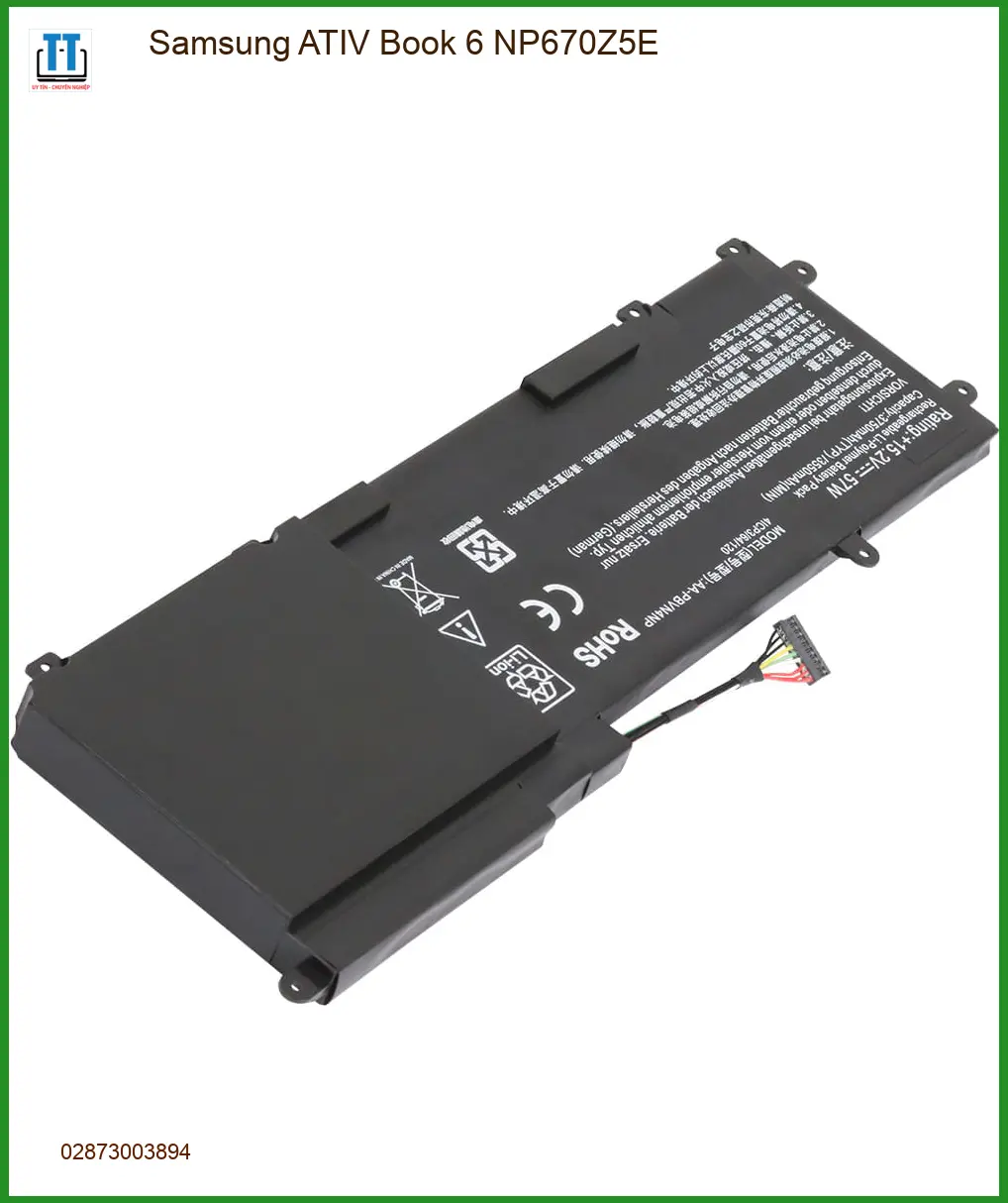 Pin Laptop Samsung NP670Z5E - Thay Lấy Liền Giá Rẻ TPHCM