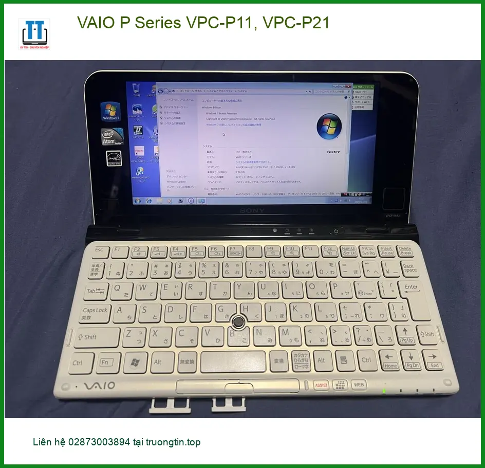 Vỏ Laptop VAIO P Series VPC-P11, VPC-P21 - Thay Mới Giá Rẻ Ngay TPHCM