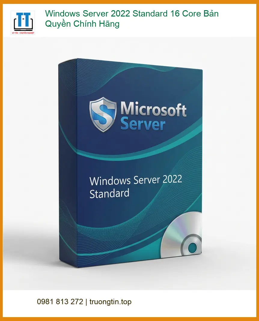Windows Server 2022 Standard Bản Quyền - Giá Rẻ TPHCM Trung Tâm