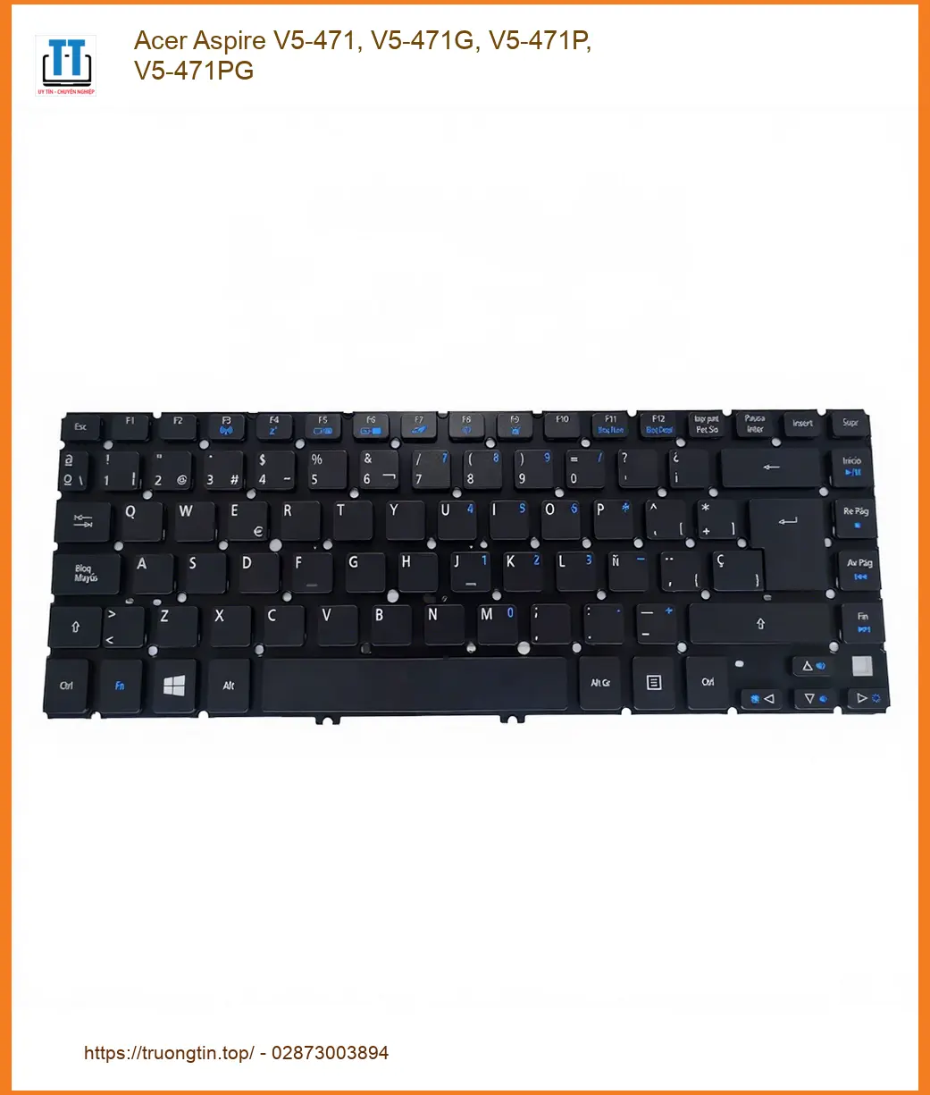 Bàn Phím Laptop ACER Aspire V5 - Thay Nhanh Tại Shop TPHCM Giá Rẻ