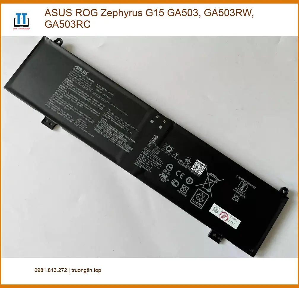 Pin Laptop ASUS ROG Zephyrus G15 - Thay Nhanh Giá Rẻ Tại Trung Tâm TPHCM