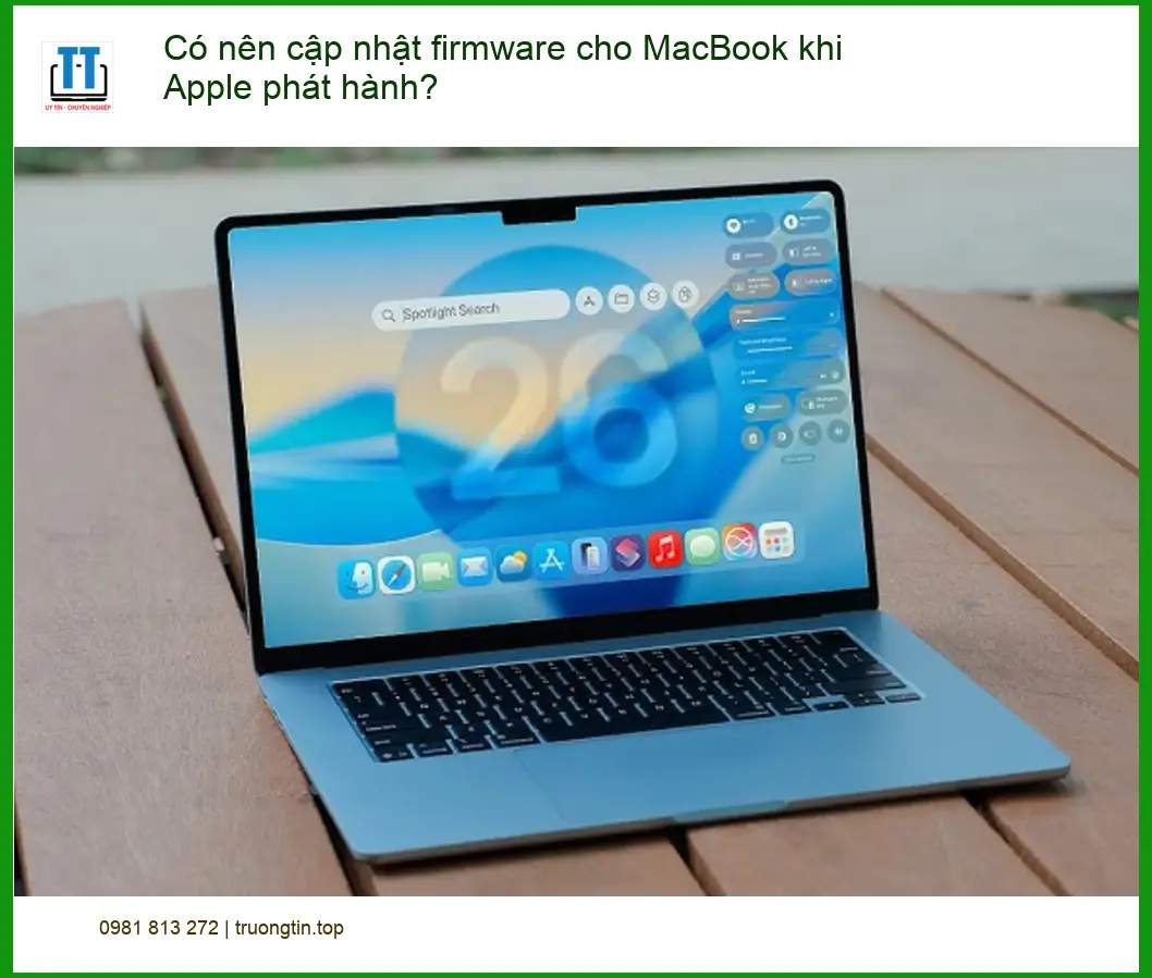 Macbook Có nên cập nhật firmware? – Chuyên gia kỹ thuật giải đáp