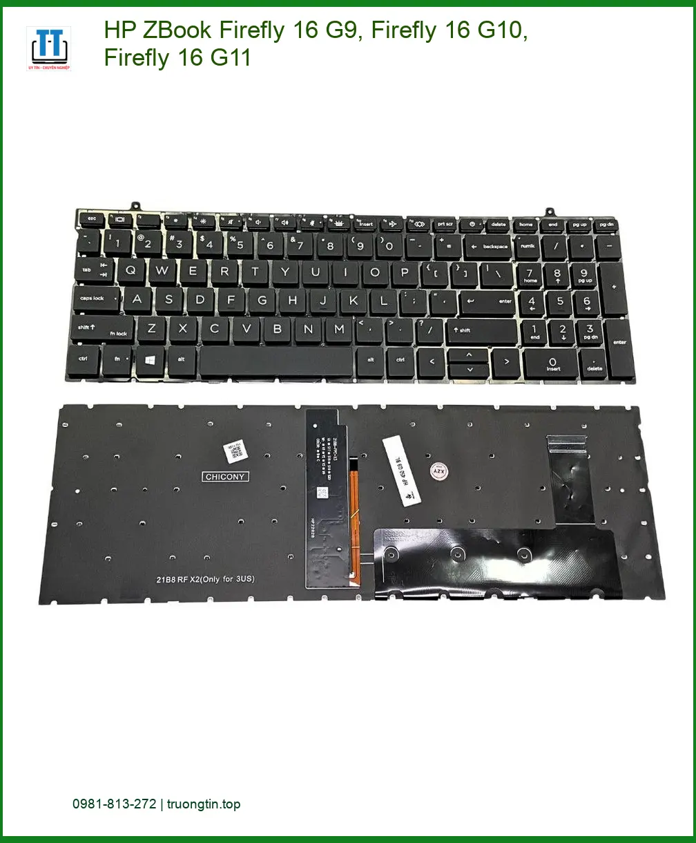 Bàn phím Laptop HP ZBook Firefly 16 G9, G10, G11