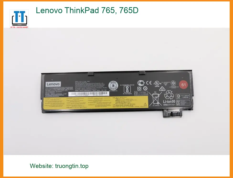 Pin LENOVO ThinkPad 765, 765D - Thay Nhanh - Lấy Liền TPHCM - Địa Chỉ Gần Nhất