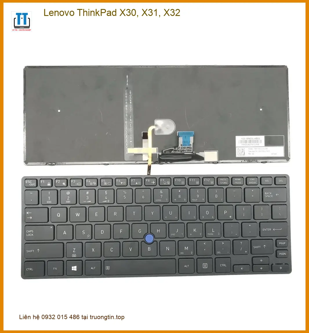 Bàn phím Laptop LENOVO ThinkPad X30 X31 X32 - Thay Lấy Liền TPHCM