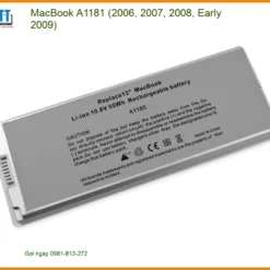 Pin Laptop APPLE MacBook A1181 - Thay Lấy Liền Tại Cửa Hàng Gần Đây