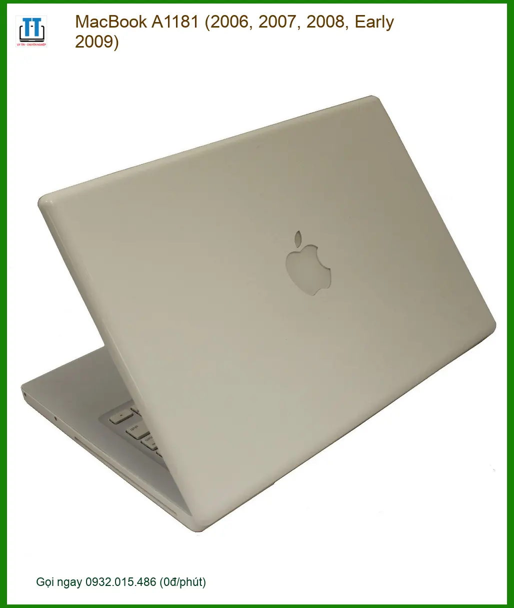 Vỏ Laptop APPLE MacBook A1181 - Thay Nhanh Lấy Liền Tại Cửa Hàng TPHCM