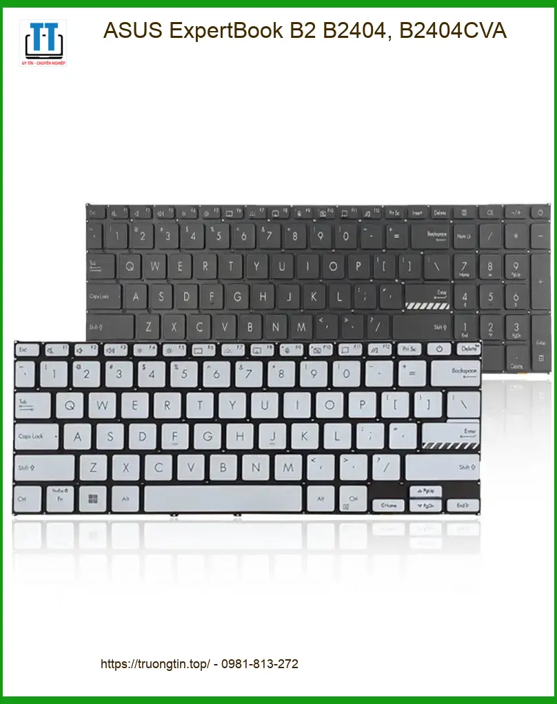 Bàn phím Laptop ASUS ExpertBook B2 B2404, B2404CVA - Thay Lấy Liền TPHCM
