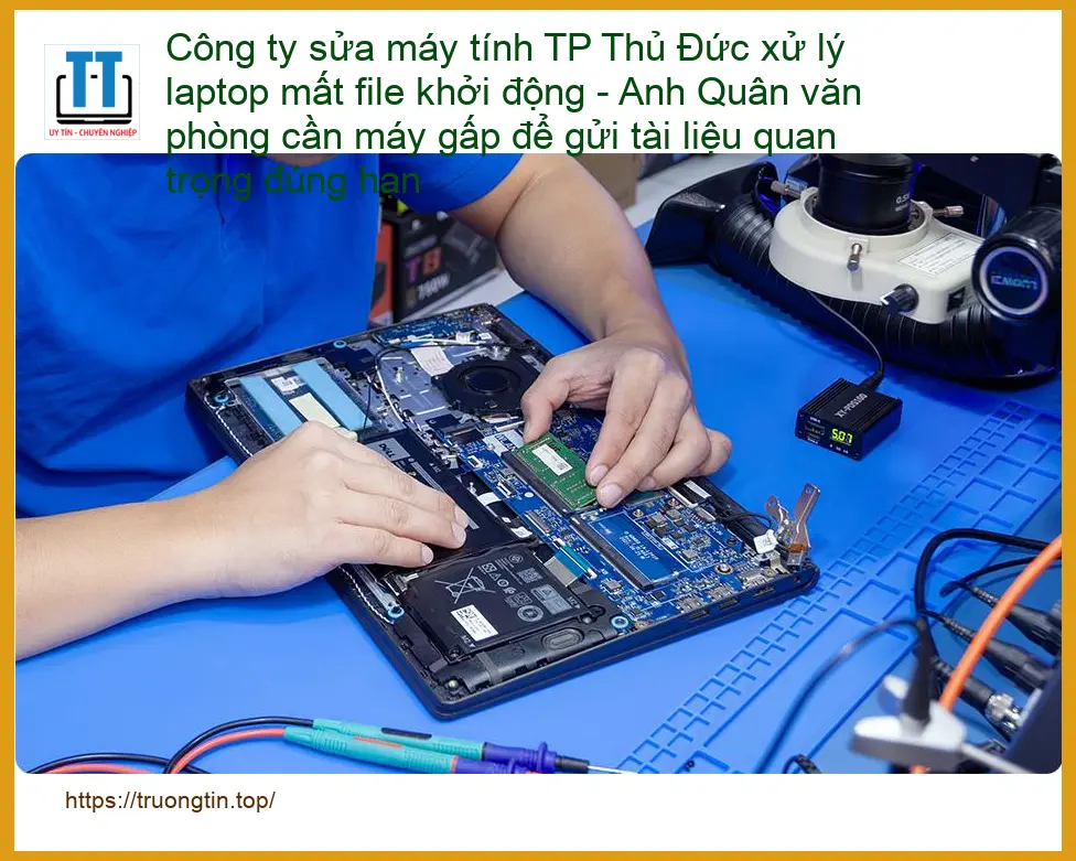 Xử lý laptop mất file khởi động TP Thủ Đức – Gọi thợ sửa nhanh