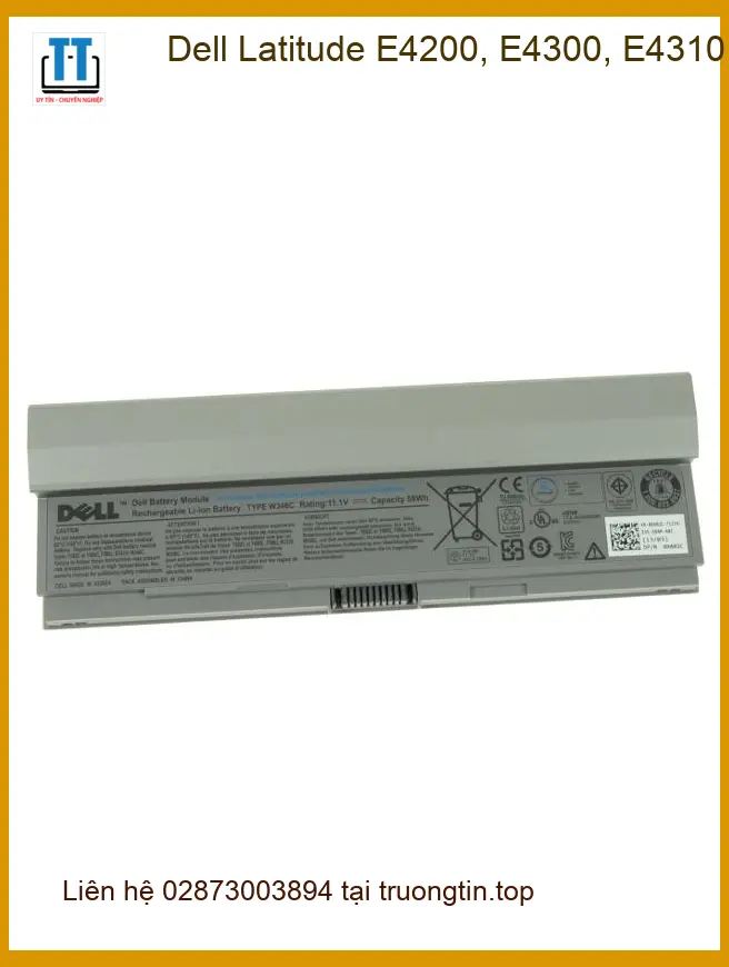 Pin Laptop DELL Latitude E4200, E4300, E4310 | Thay Lay Lien TPHCM