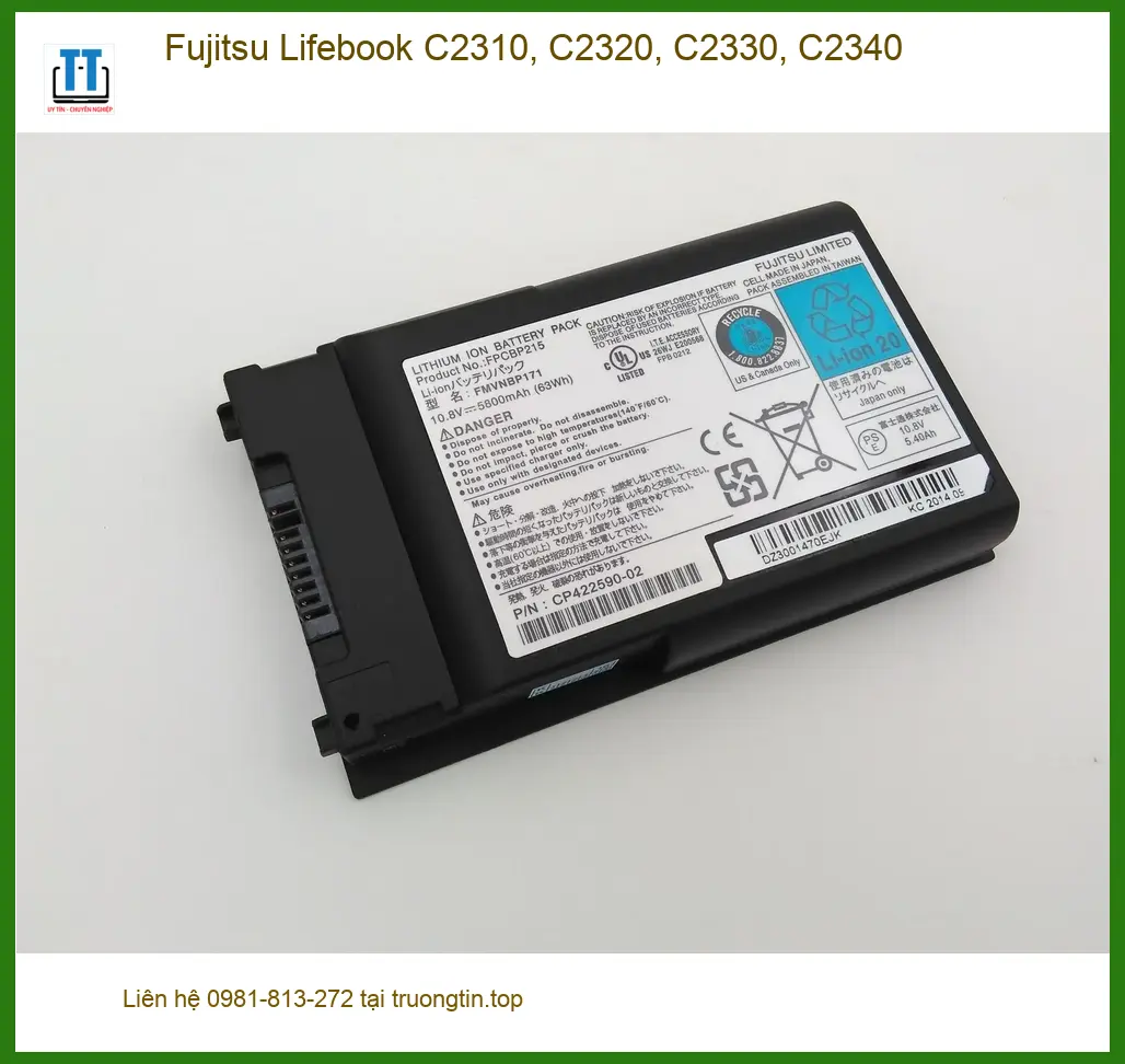 Pin Laptop Fujitsu C2310-C2340 - Thay Lấy Ngay Giá Rẻ TPHCM