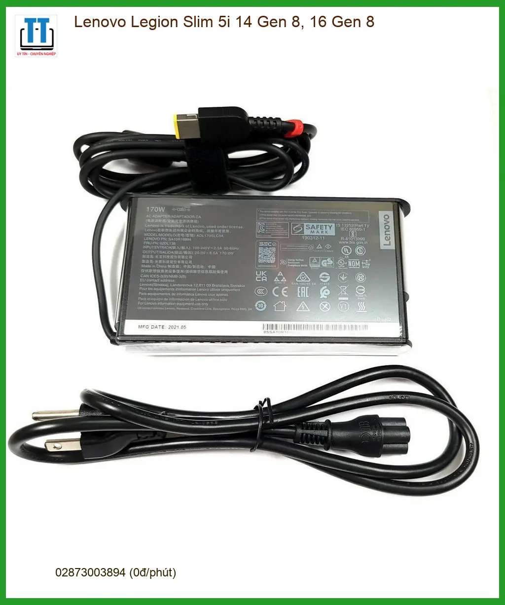 Sạc Laptop Lenovo Legion Slim 5i - Cửa Hàng Uy Tín TPHCM Giao Nhanh