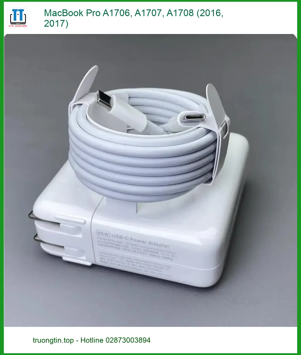 Sạc Laptop APPLE MacBook Pro A1706 - Giá Rẻ Uy Tín Giao Nhanh TPHCM