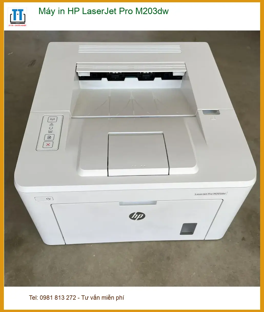 Máy in HP LaserJet Pro M203dw - Nạp Mực In Tận Nơi TPHCM