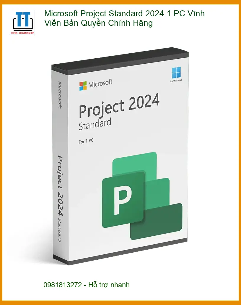 Microsoft Project Standard Bản Quyền - TPHCM Giao Nhanh Giá Tốt