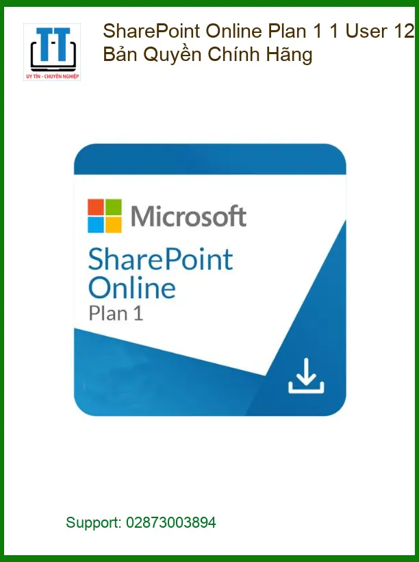 Office SharePoint Online Plan 1 - Cửa Hàng Bản Quyền TPHCM Giá Tốt | Nhanh Chóng