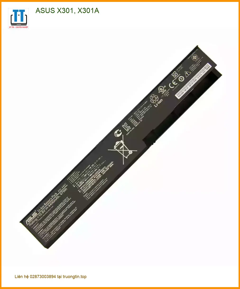 Pin Laptop ASUS X301, X301A - Thay Pin Giá Rẻ Lấy Liền TPHCM
