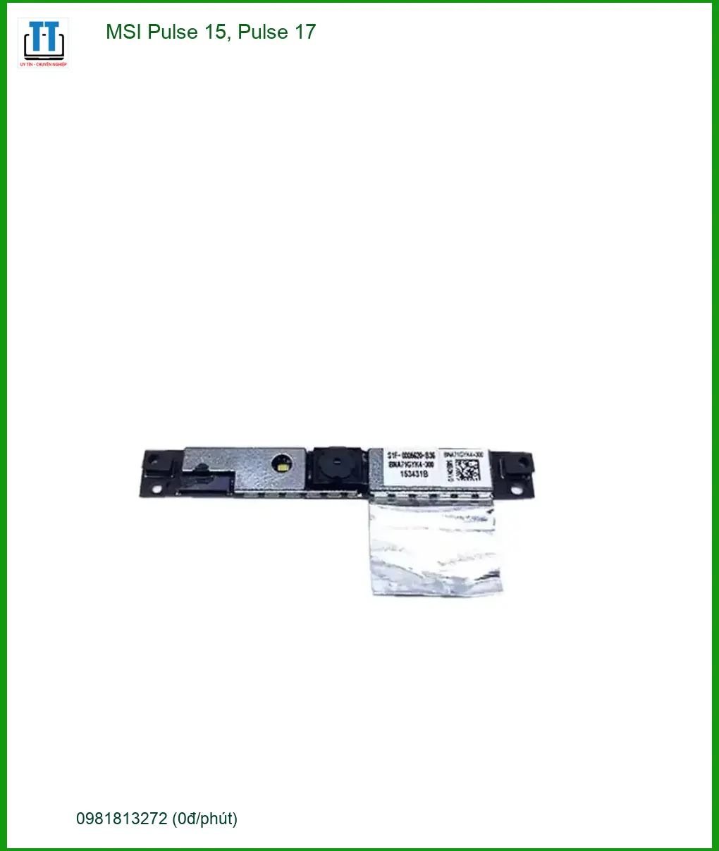 Webcam Laptop MSI Pulse - Lắp Đặt Webcam Laptop Giá Rẻ TPHCM Giao Nhanh